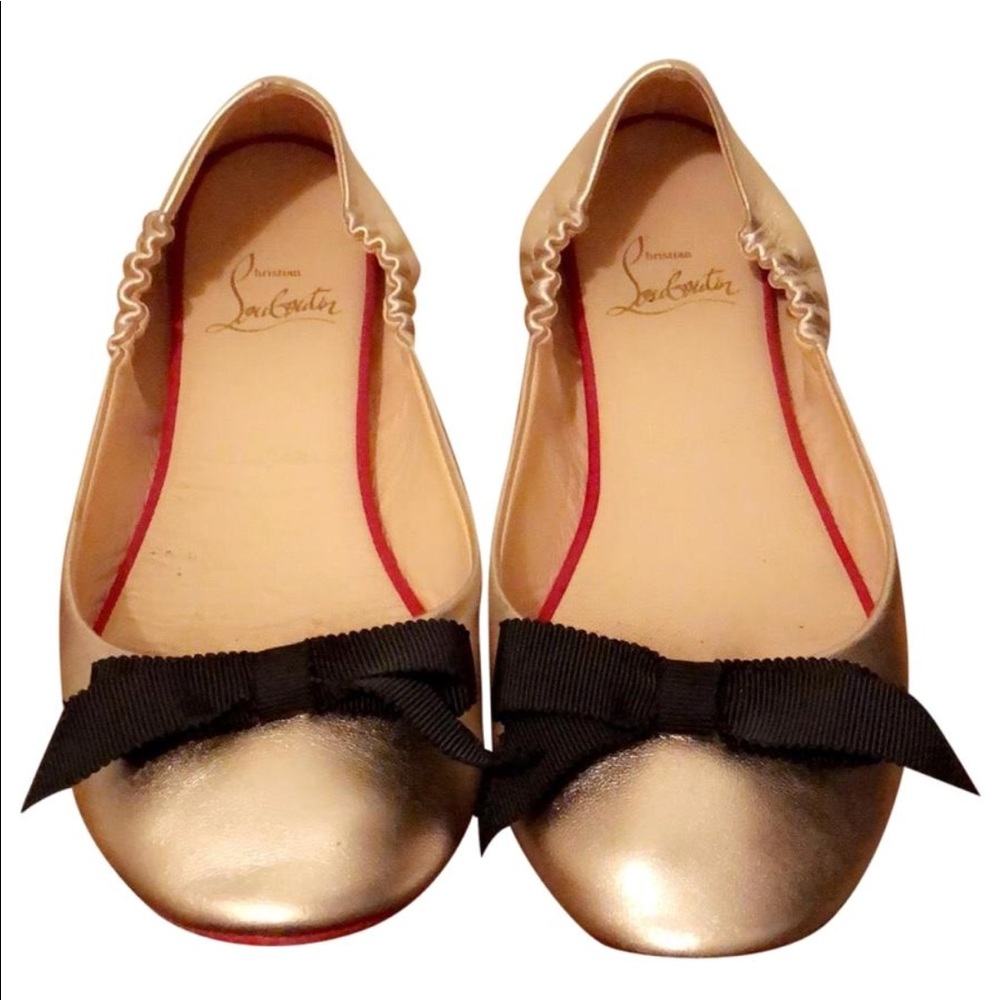 Air Loubi in gold
